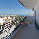 Groovy & Cozy With Private Seaview Rooftop Terrace Lägenhet Rhodes City