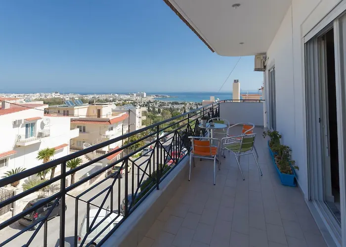 Groovy & Cozy With Private Seaview Rooftop Terrace Apartamento Rhodes City